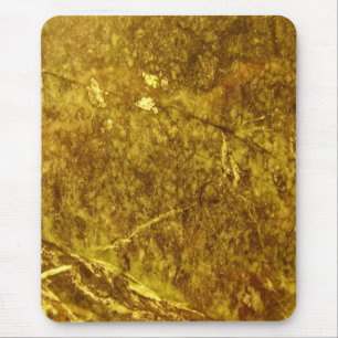 Gold Marble Mouse Pad