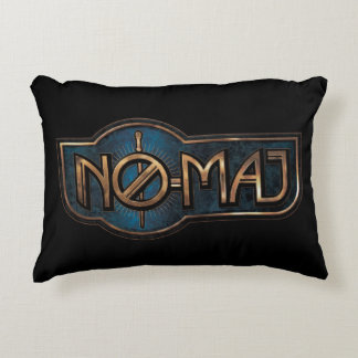 Gold & Marble NO-MAJ™ Badge Decorative Cushion