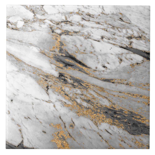 Gold Marble Pattern  Tile (Front)