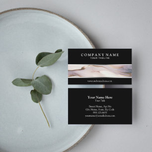 Gold Marble Texture Business Card
