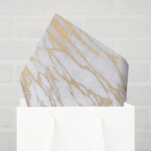 Gold Marble Tissue Paper