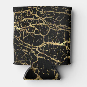 Gold Marbling Texture: Luxe Design Element Can Cooler