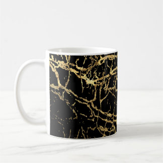 Gold Marbling Texture: Luxe Design Element Coffee Mug