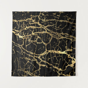 Gold Marbling Texture: Luxe Design Element Tapestry