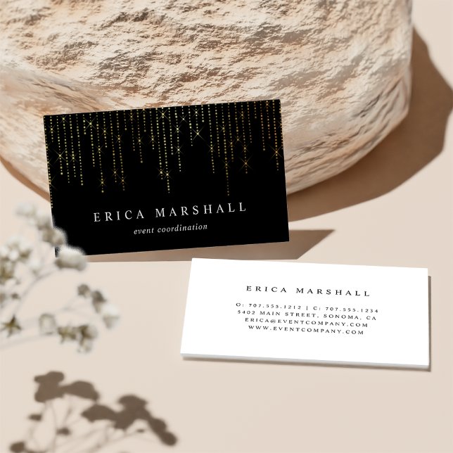 Gold Marquee Business Card (Creator Uploaded)