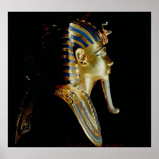 Gold mask of Tutankhamun Poster (Front)
