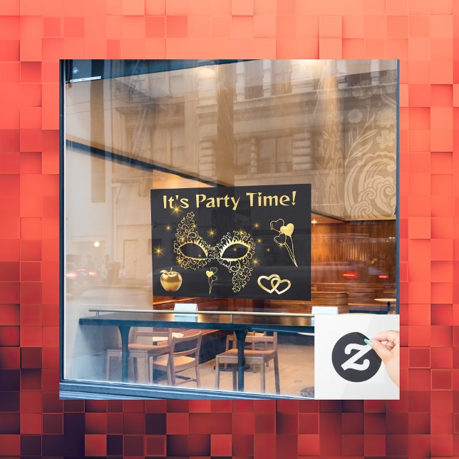 Gold Masquerade It's Party Time | (Creator Uploaded)