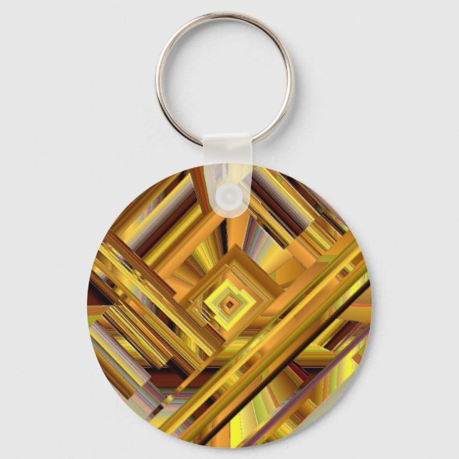 Gold Matrix Key Ring (Front)