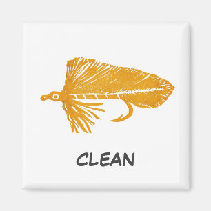 "Gold Matuka" Dish Washer Status Magnet