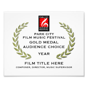 Gold Medal Certificate 10" x 8" Photo Print
