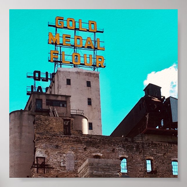 gold medal flour poster (Front)