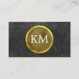 Gold Medalion II   Deluxe, Slate Business Card