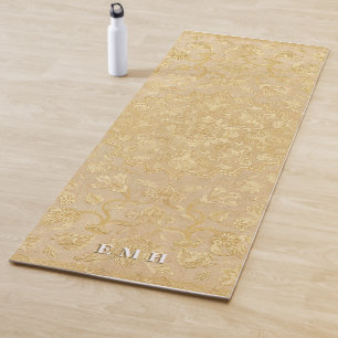 Gold Medallion Personalised Gold Stripe Yoga Mat