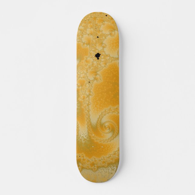 Gold Melt Skateboard (Front)