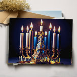 Gold Menorah Happy Hanukkah<br><div class="desc">Goldl Menorah Happy Hanukkah</div>