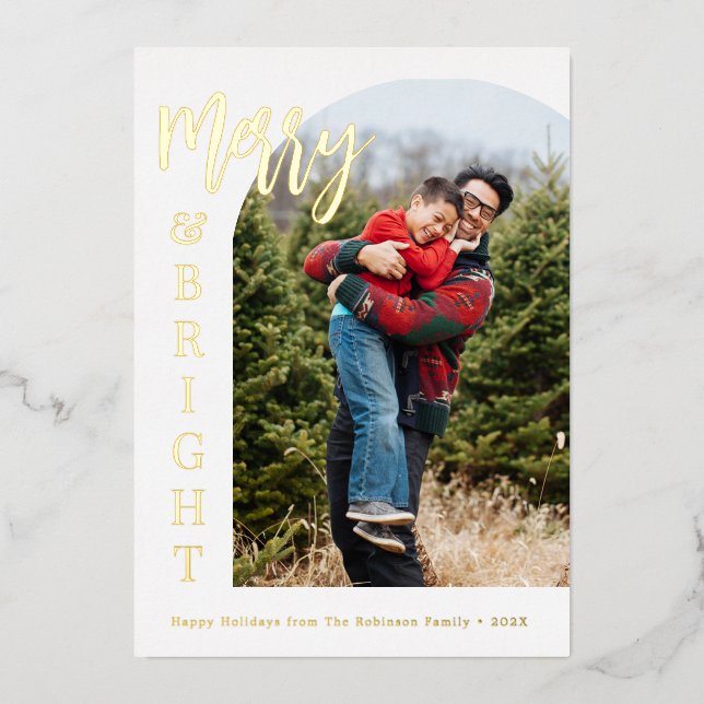 gold merry and bright christmas (Front)