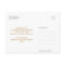 Gold Merry Christmas Custom Photo Modern Postcard