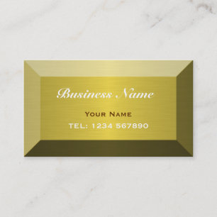 Gold Metal Business Card