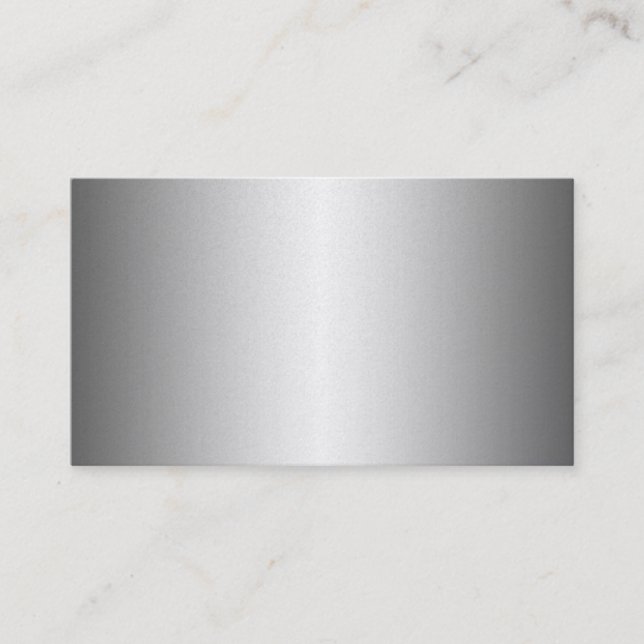 Gold Metal Business Cards (Front)