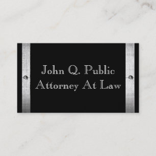 Gold Metal Frame Border Business Cards