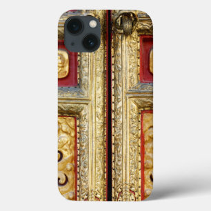 Gold Metal Lace on Door iPhone 13 Case