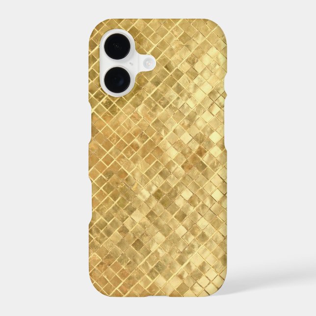 Gold Metallic Diamond Pattern (Back)