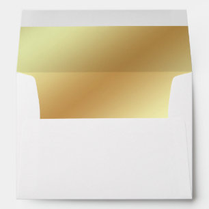 Gold Metallic Lined Envelope