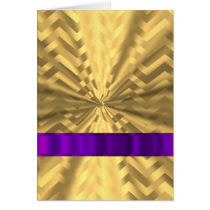 Gold metallic look chevron