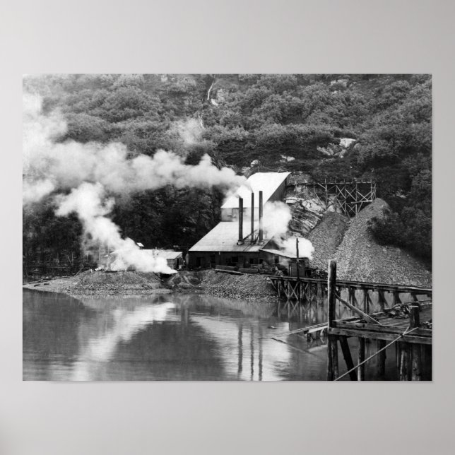 Gold Mine in Valdez, Alaska Photograph Poster (Front)