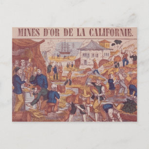Gold Mines of California Postcard