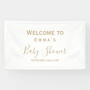 Gold Minimalist Bridal Shower Sign