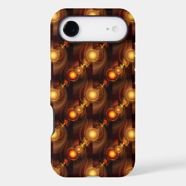 Gold Modern Boho Elegant Abstract Art Pattern #501 (Back)