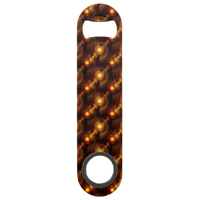Gold Modern Boho Elegant Abstract Art Pattern #501 (Front)