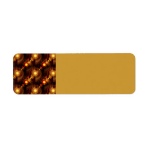 Gold Modern Boho Elegant Abstract Art Pattern #501
