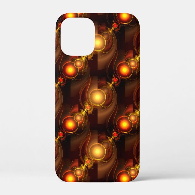 Gold Modern Boho Elegant Abstract Art Pattern #501 Case-Mate iPhone Case (Back)
