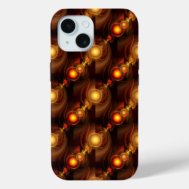 Gold Modern Boho Elegant Abstract Art Pattern #501 Case-Mate iPhone Case (Back)