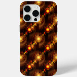 Gold Modern Boho Elegant Abstract Art Pattern #501 iPhone 15 Pro Max Case
