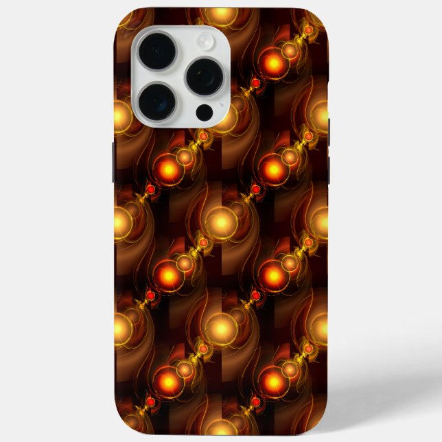 Gold Modern Boho Elegant Abstract Art Pattern #501 Case-Mate iPhone Case (Back)
