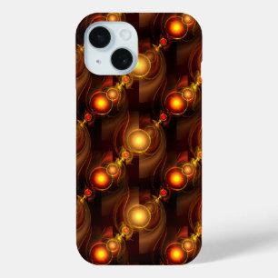 Gold Modern Boho Elegant Abstract Art Pattern #501 iPhone 15 Case