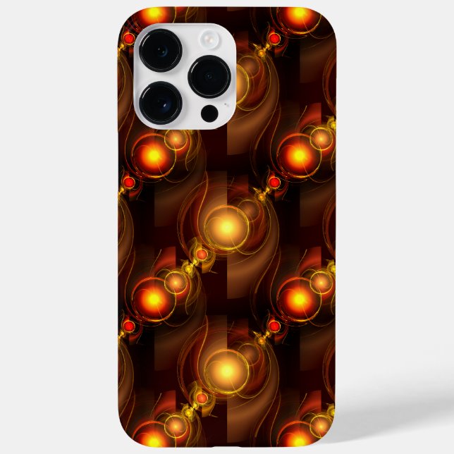 Gold Modern Boho Elegant Abstract Art Pattern #501 Case-Mate iPhone Case (Back)