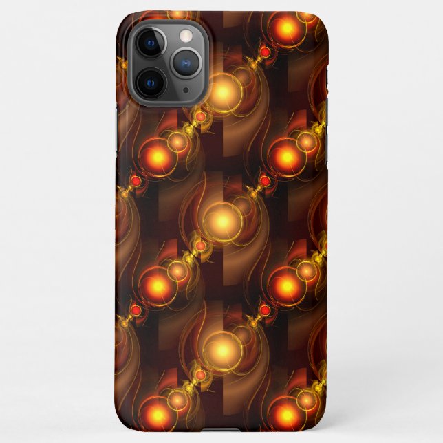 Gold Modern Boho Elegant Abstract Art Pattern #501 iPhone Case (Back)