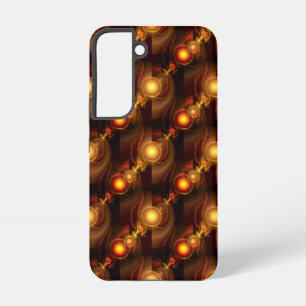Gold Modern Boho Elegant Abstract Art Pattern #501 Samsung Galaxy Case