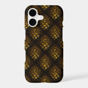 Gold Modern Boho Elegant Abstract Art Pattern #502