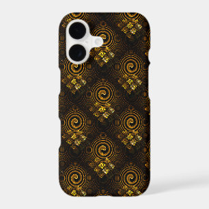 Gold Modern Boho Elegant Abstract Art Pattern #502
