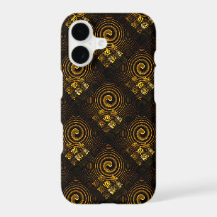 Gold Modern Boho Elegant Abstract Art Pattern #502