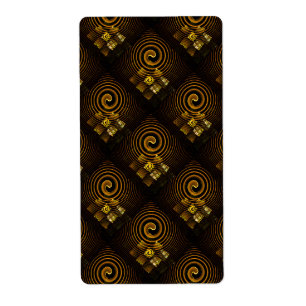 Gold Modern Boho Elegant Abstract Art Pattern #502