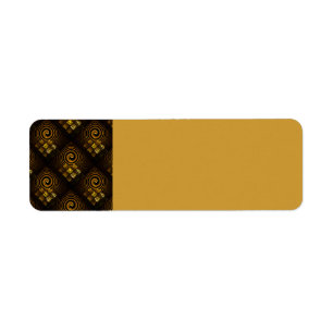 Gold Modern Boho Elegant Abstract Art Pattern #502