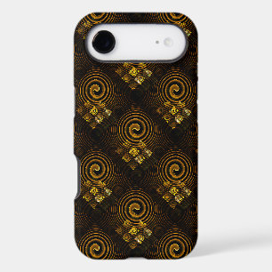 Gold Modern Boho Elegant Abstract Art Pattern #502