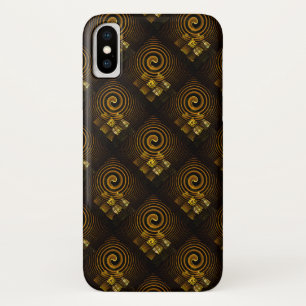 Gold Modern Boho Elegant Abstract Art Pattern #502 Case-Mate iPhone Case