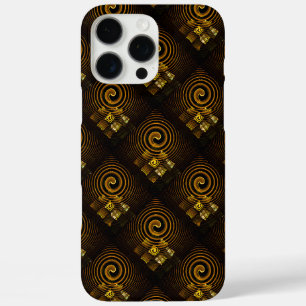 Gold Modern Boho Elegant Abstract Art Pattern #502 iPhone 16 Pro Max Case